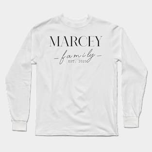 Marcey Family EST. 2020, Surname, Marcey Long Sleeve T-Shirt